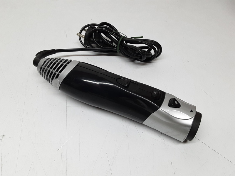 secador pelo mano cil°ndrico pl†stico negro 220v 23x4-5 1u